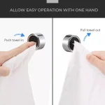 1-10pcs Self Adhesive Towel Plug Holder Wall Mounted Bathroom Organizers Towel Hooks Storage Rack Kitchen Rags Dishcloth Clips 4