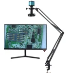 Adjustable Magnification 150X Zoom C Mount Lens working distance 10cm-100cm For HDMI VGA USB Industry Video Microscope Camera 6