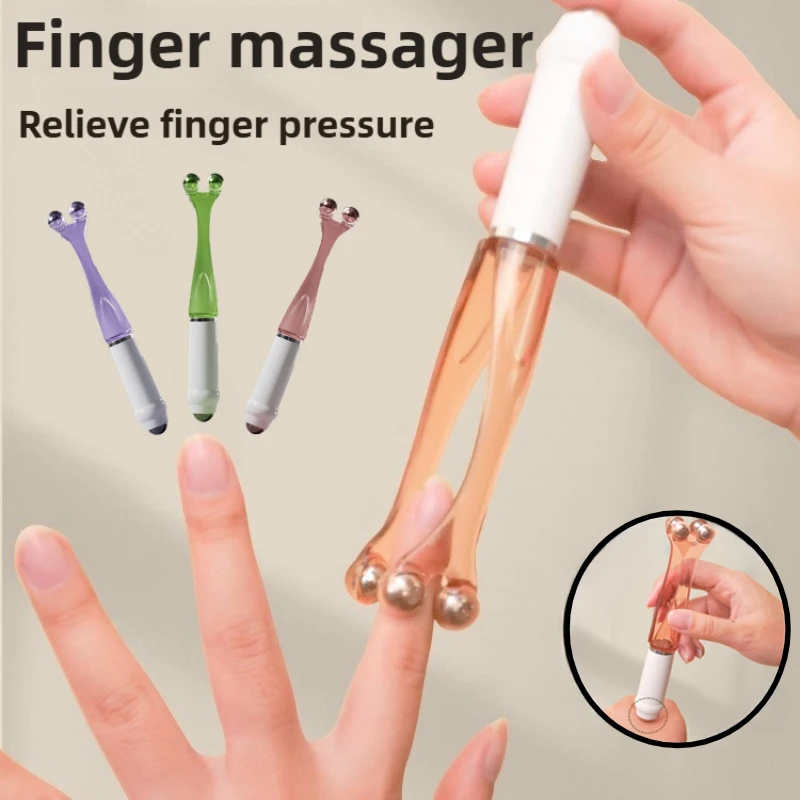 Finger Joint Acupoint Massager Rollers Handheld Hand Acupuncture Points Massager Relieve Finger Fatigue Arthritis Massage Tool Finger Joint Acupoint Massager Rollers Handheld Hand Acupuncture Points Massager Relieve Finger Fatigue Arthritis Massage Tool