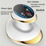 Electric Scraping Massage Cupping Body Massager Vacuum Cans Suction Cup Heating Body Back Neck Arm Guasha Massager 6