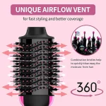 Dryer Brush, 4 in 1 One Step Hair Dryer and Styler Volumizer, Professional Hot Air Brush with Negative Ion Antifrizz Blowout for 4
