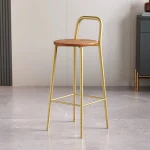 Nordic designer bar chair modern simple luxury wrought iron back bar chair net Berry Bros. & Rudd outdoor high stool 3