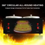 Dual Wax Pots Professional Electric Wax Heater Machine Parrafin Waxing Machine for Hair Removal Facial Skin Body SPA Salon 5