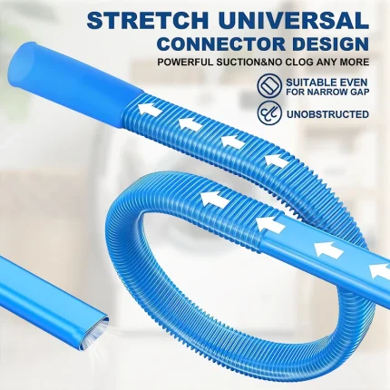 1pcs Upgraded Dryer Vent Cleaner Kit: Universal Vacuum Hose Attachment for Lint Removal Fits All Vacuums Deep Cleaning Brush for
