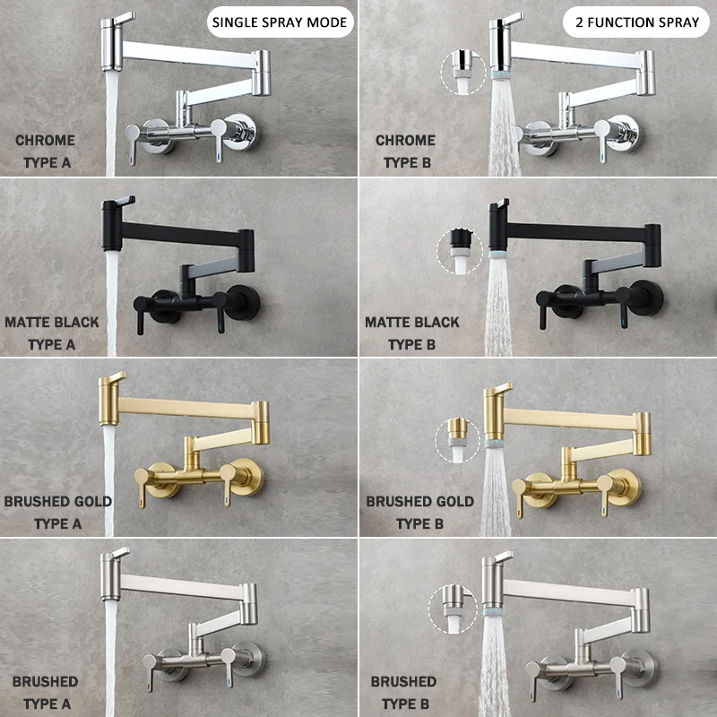 Square Three-Switch Hot And Cold Kitchen Faucet Into The Wall Folding Mixing Valve Home Bathroom Washbasin Black Fauce Square Three-Switch Hot And Cold Kitchen Faucet Into The Wall Folding Mixing Valve Home Bathroom Washbasin Black Fauce