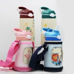 400ML Children Thermos Water Bottle Kids Thermos Mug Baby Duck Billed Straw 316 Stainless Steel Vacuum Flasks Tumbler Thermo Cup 5