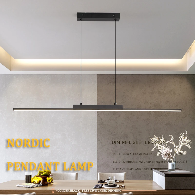 Pendant Lights Modern Simple Dining Room Lights For Kitchen Long Chandelier Living Room Pendant Lamp Home Decoration Lighting Pendant Lights Modern Simple Dining Room Lights For Kitchen Long Chandelier Living Room Pendant Lamp Home Decoration Lighting