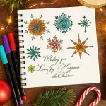 Christmas Snowflake Clear Stamps Silicone Rubber Stamp DIY Scrapbooking Card Making Craft Holiday Decoration Flowers Owl Girl Sh 4