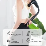 2025 New Smart Fascia Gun Electric Massager Massage Hammer Electric Fascia Gun Home Handheld Hammer Back Artifact Christmas Gift 4