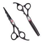 Purple Dragon Hair Scissors Professional 6" Japan Stainless Hair Cutting Scissors Barber Shop Hairdressing Thinning Shears Z1019 4