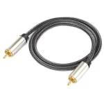 Digital  Coaxial Cable 24K Gold Plated Connectors S/PDIF RCA Male to RCA Male for Home Theater, HDTV, Subwoofer
