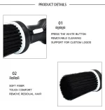Soft Hair Brush Neck Face Duster Hairdressing Hair Cutting Broken Hair Cleaning Brush for Barber Salon Hairdressing Styling Tool 3