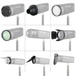 Godox AK-R1 Flash Accessory Set Mini Photography Allowance For Godox AD200 H200R V1 Round Flash lamp Head Soft light ball 3