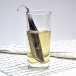 Portable Home Tea Accessories Filter Stainless Steel Tea Maker Piping Design Tea Spoon Brewer Long Handle Metal Creative Cup 3