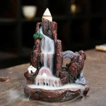 Mixed Natural Reflux Tower Incense for Backflow Incense Burner, Rose Jasmine Lavender Osmanthus Sakura Smoke Cone Home Fragrance 4