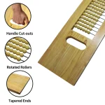 Wooden Sliding Transfer Board With Ball Bearings For Elderly Protection Disabled Mobility Assistance Board For Moving From Wheel 5