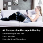Foot air pressure leg massager promotes blood circulation, body massager, muscle relaxation, lymphatic drainage device 360° 2