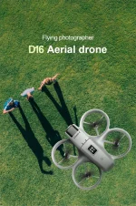 D16 Mini Drone 8K HD Dual Camera Profesional 180° Electric Adjustable GPS Positioning Obstacle avoidance Bushless UAV 2026 New 4