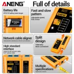 Professional Network Analyzer Tester M469D Cable lan RJ45 RJ11 RJ12 CAT5 UTP LAN Cable Tester Networking Tool Network Repair Too 5