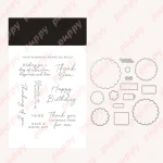 MAY 2026 New Clear Stamps Metal Cutting Dies Set Stencil Hot Foil for DIY Making Card Scrapbook Paper Craft Template Decoration 3
