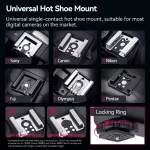 Ulanzi F12 Mini Camera Flash Speedlite GN12 LCD Standard Hot Shoe Mount for Sony Canon Nikon Panasonic Olympus DSLR Camera 2