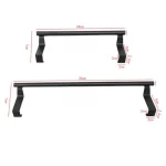 Towel Rod Over Cabinet Towel Rack Storage Organizer Bathroom Door Hanging Towel Rack Kitchen Cabinet Punch-free Rag Hanger 6