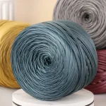 200g/Roll Nappa Matte Faux Leather Yarn for DIY Knitting Crocheting Thread Yarn for Handmade Bags Shoes Crafts 4