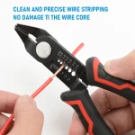 Wire Stripper Pliers Automatic Stripping Cutter Cable Wire Crimping Electrician Repair Tools Wire Stripper Tool hand tools 5
