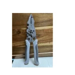 8.5 Inch Multi Functional Industrial Wire Stripper Cutter Crimper Heavy Duty Stainless Steel Electrical Pliers Ergonomic Grip 6
