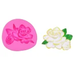 Frangipani Gardenia Flower Silicone Candle Mold DIY Handmade Soap Soy Wax Scented Candle Plaster Ornaments Molds Home Decor 4