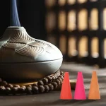 Mixed Natural Reflux Tower Incense Smoke Odor Remover Anxiety Relief Fragrance Incense Cone Meditation Relaxation Aromatherapy 5