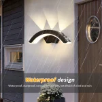Waterproof IP66 Outdoor Wall Light 10W LED Wall Lamp Sconce Balcony Garden Decoration Lighting Lamp AC110V 220V 2