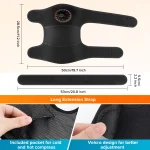 Heating Massage Knee Pad Shoulder Elbow Smart Vibration Hot Compress Protemote Blood Circulation Muscle Relax Joint Massager 6