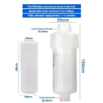 5'' PRE FILTER Water Filter Cartridge Washing Machine Filter with Adapter Bathroom Water Heater Toilet Household Purifier 5