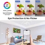 Modern LED Chandelier Home Lighting Ring Ceiling Mount Chandelier Living Room Bedroom Lighting lustre Ceiling pendant lamp 5