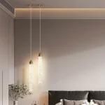Luxury Crystal Pendant Light with Gold Fixtures Crystal Hanging Lamp  for Living Room Bedroom Dining Room Modern Home Decor 3
