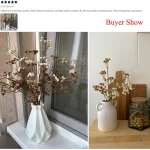 62CM/pc 81 High Quality Small Flowers Autumn Color Feel Soft Rubber Gypsophila Dry Flower 6 Color PVC Bouquet Home Garden Decor 6