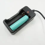 18650 Battery Charger EU Plug 2 Slots Smart Fast Charger 18650 Lithium Rechargeable Battery Charging Device DC4.2V 1A 2