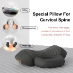 Electric Neck Massager Pillow Cervical Stretcher Heating Vibration Massage Back Traction Orthopedic Sleeping Pillows Support 6