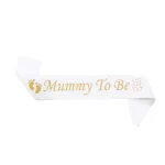 Mommy Mum To Be Sash Baby Boy Girl Baby Shower Decoration Sash Newborn Party Decoration Etiquette Belt 5