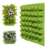 NEW Wall Hanging Pockets Planting Bags Flower Pot Home Garden Grow Bag Garden Planter Vertical Suculentas Plant Pot Home Decor 2