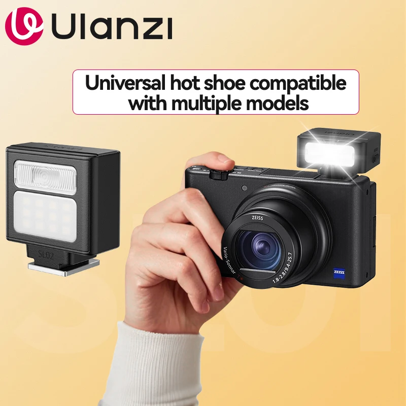 Ulanzi SL01 Flash Camera Photography Wireless Transmission GN8 6500K for Canon Nikon Sony Fuji Olympus V1 Pro Speedlight Flashs Ulanzi SL01 Flash Camera Photography Wireless Transmission GN8 6500K for Canon Nikon Sony Fuji Olympus V1 Pro Speedlight Flashs