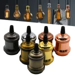 Aluminum Pendant Lights Industrial lamp Vintage Nordic Loft Hanging Lamp E27 90-265V lamparas de techo colgante moderna Hanglamp 5