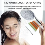 Bathroom Sprayer Shower Jetting Shower Head Water Saving Handheld Adjustable 5 Modes SPA Shower Bath Head Bathroom Accessories 4