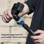 TELESIN Magnetic Quick-release adapter with 1/4 screw For Gopro Hero Insta 360 DJI OSMO Action Action camera accessories 3