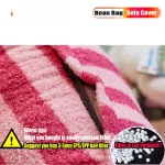 Single Sofa Chair Cartoon Seat Baby Sofa Children Sofa Funny Lazy Bean Bag Environmentally Friendly Thickened Portable Sofa Chai 4