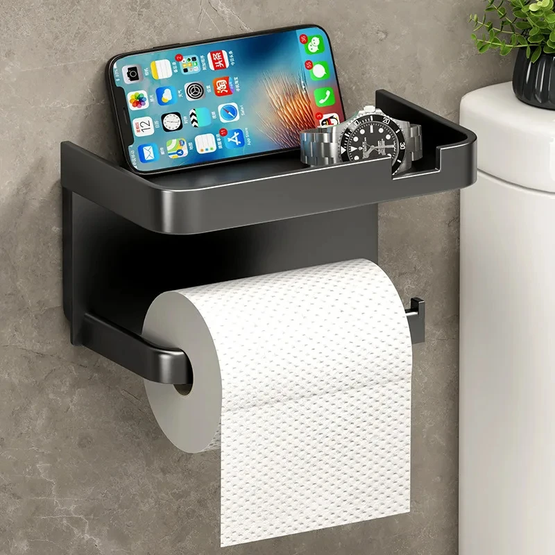 Plastic Toilet Paper Holder Storage Rack Bathroom Towel Placement of Seasoning bottles Bathroom Wall Roll of Paper Phone Storage Plastic Toilet Paper Holder Storage Rack Bathroom Towel Placement of Seasoning bottles Bathroom Wall Roll of Paper Phone Storage
