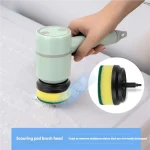 2025 Multi Functional Wireles Electric Cleaning Brush Household Toilet Cleaning Tool Handheld Kitchen Cleaning Brush 2