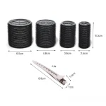 19-35pcs/Set Hair Roller Sets 18pcs Plastic Self Grip Heatless Hair Curlers 3 Sizes Hair Rollers Clips DIY Hairdressing Tools 6