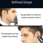 Mini Pocket Nose Hair Trimmer Painless Clipper Nose Ears Hair Eyebrow Waterproof Portable Trimmer For Men Women 4